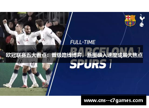 欧冠联赛五大看点：晋级路线博弈，新援融入速度成最大焦点